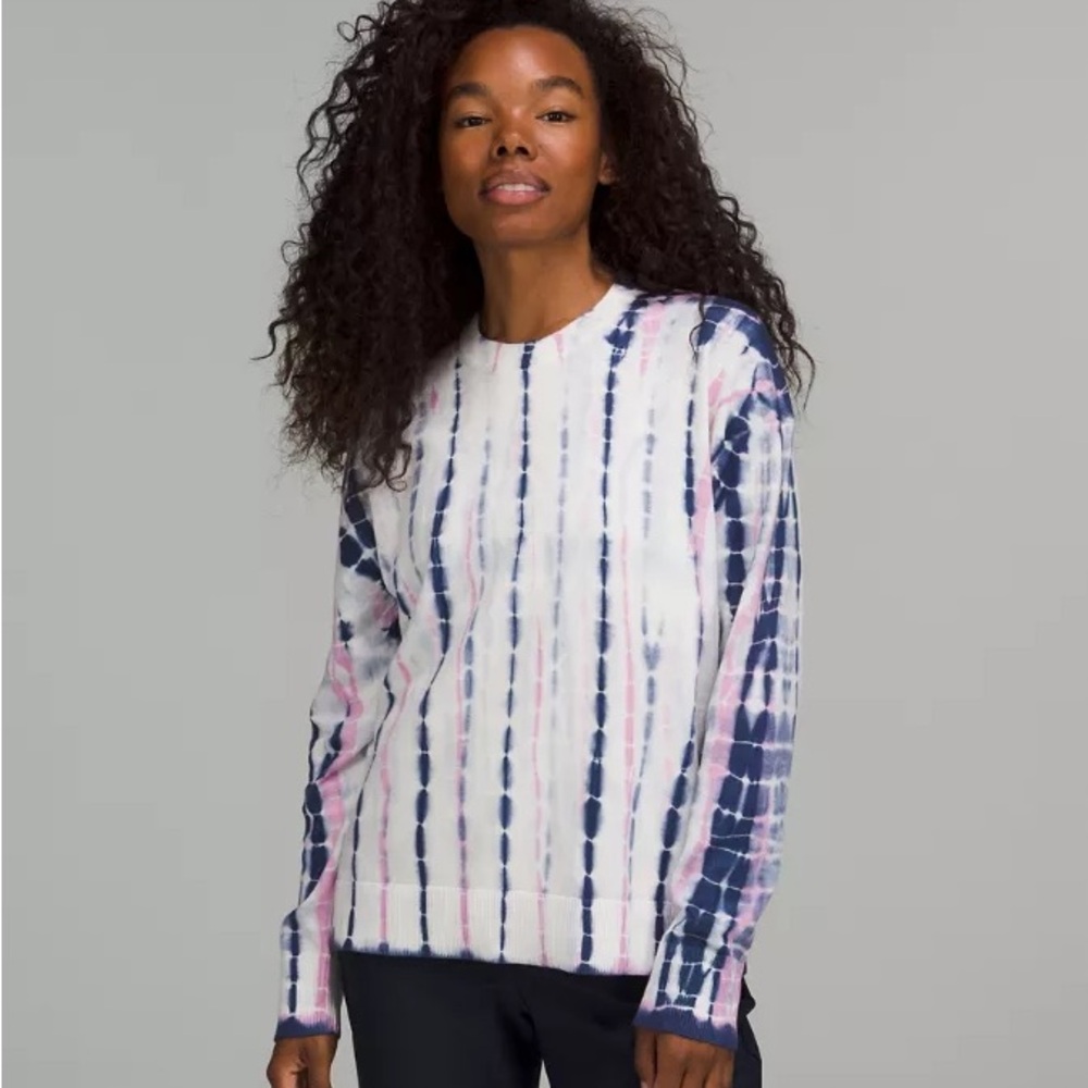 Lululemon Tie Dye Crewneck Sweater